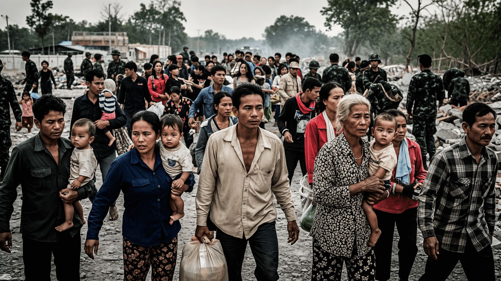 Over 130,000 Displaced as Thailand-Cambodia Border Fighting Escalates